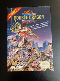NES Nintendo Double Dragon II Original CIB