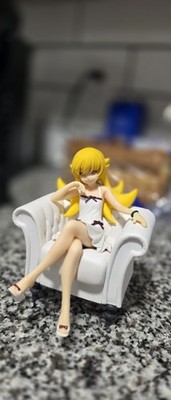Monogatari Series Shinobu Oshino Figure Sitting Chair Anime Prize Figure