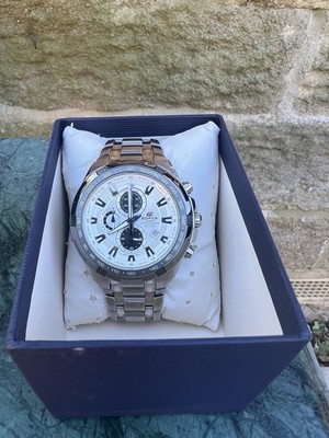 Casio EDIFICE Quartz EF-539D-7AVEF Chronograph Watch Boxed Tags Papers VGC