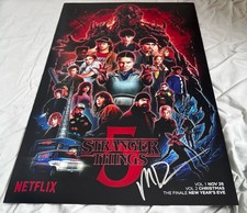 Matt Duffer Signed 12x18 Photo Duffer Brothers Stranger Things