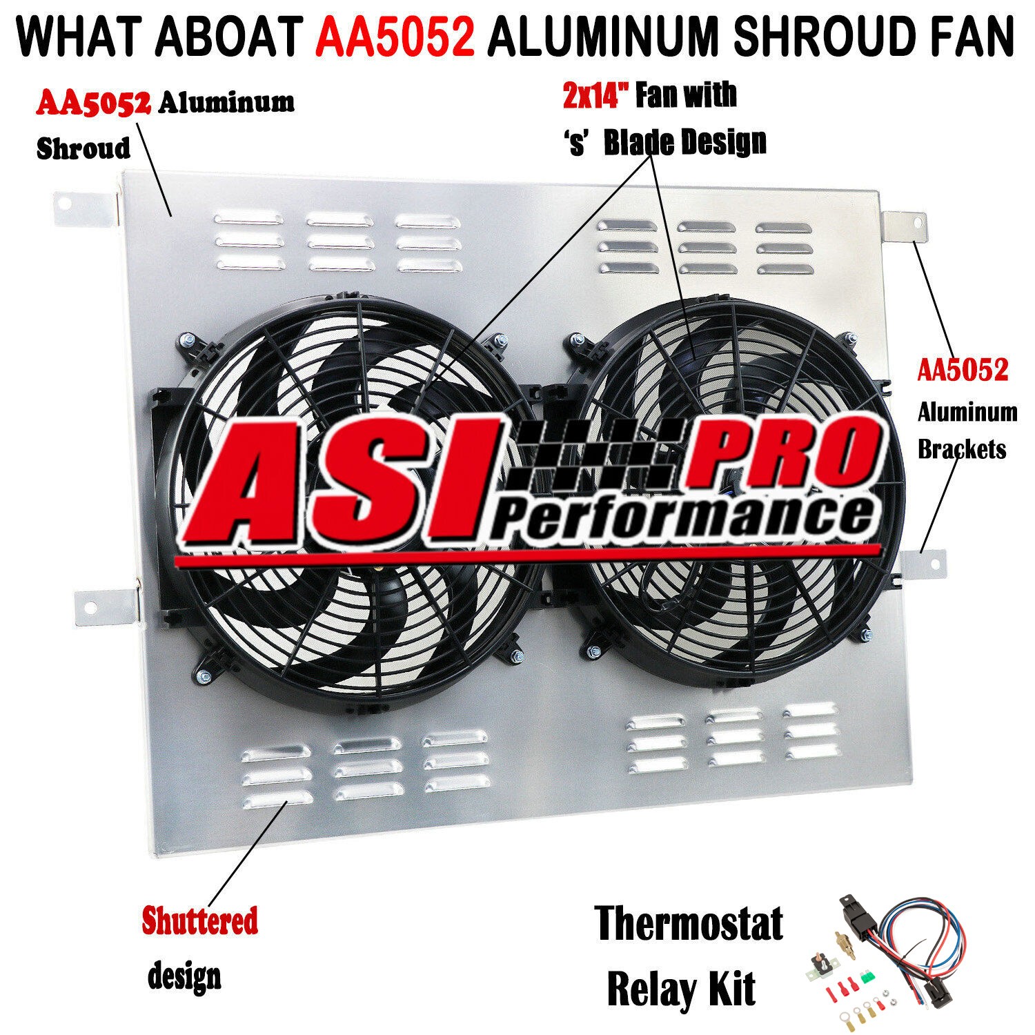 Aluminum Shroud Fan Relay For 1983-1994 Ford F150 F250 F350 F59 6.9L 7.3L CC1165