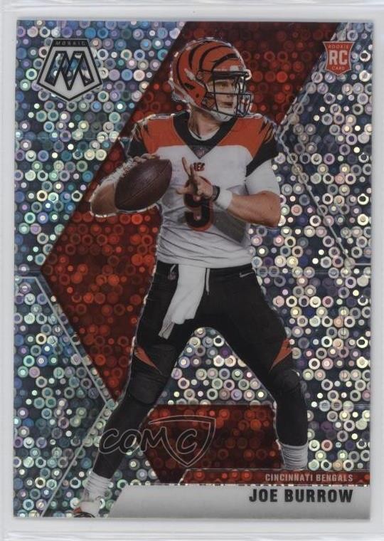 2020 Panini Mosaic Rookies No Huddle Silver Prizm Joe Burrow #201 Rookie RC 0s9t