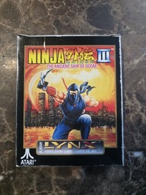 Atari Lynx 5 game lot. Ninja Gaiden, Qix,APB, Volleyball,Steel Talons (sealed).