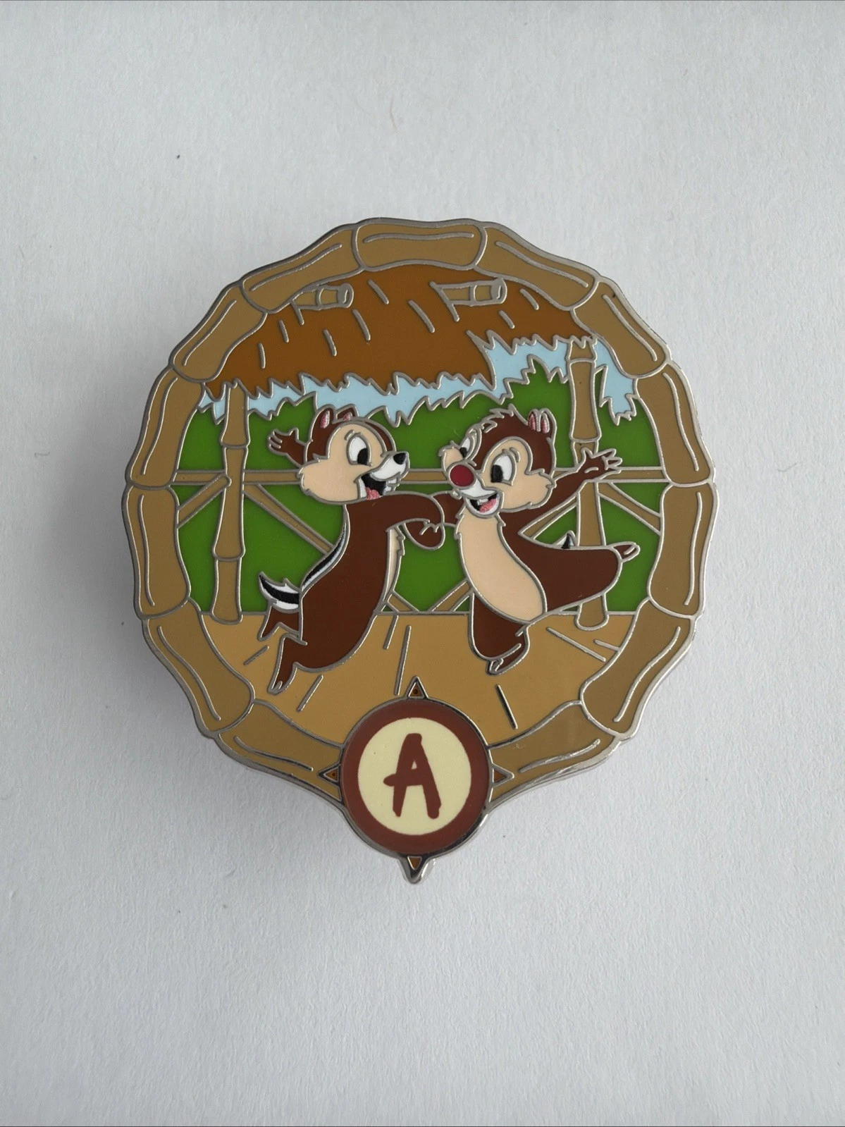 Disney Adventureland Mystery Box Pin Chip Dale Swiss Family Treehouse G6