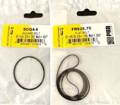 BANG & OLUFSEN BEOGRAM TX-2 BELT KIT **DRIVE + TONEARM** PRB BRAND + FREEBIE!!!
