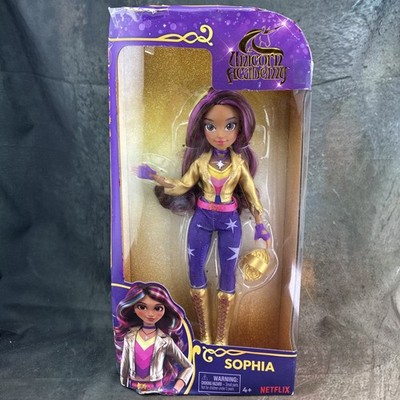 Unicorn Academy ''Sophia'' Doll Unicorn Academy Netflix Show Sophia 9'' Doll In Box