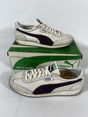Vtg 80s Puma Sneakers Soft Rider 90931 Running Shoes Women's Sz 9 OG Box