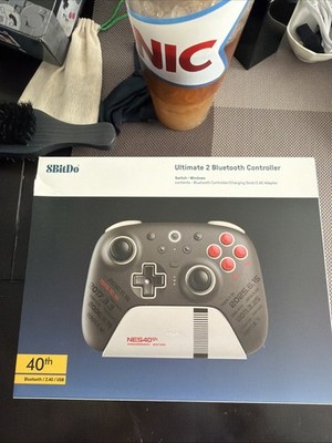8bitdo 40th Anniversary NES Ultimate 2 Bluetooth Controller Windows New in Box