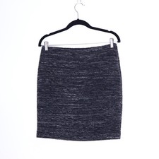 ANN TAYLOR Boucl Tweed Wool Pencil Skirt Black Lined Classic A-Line Women's 4