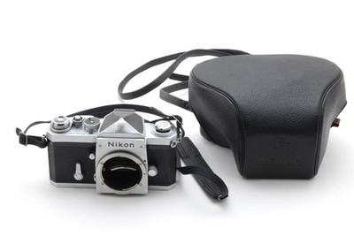 SN:716XXXX [Near MINT] Nikon F Eye Level Silver 35mm SLR Film Camera Body JAPAN