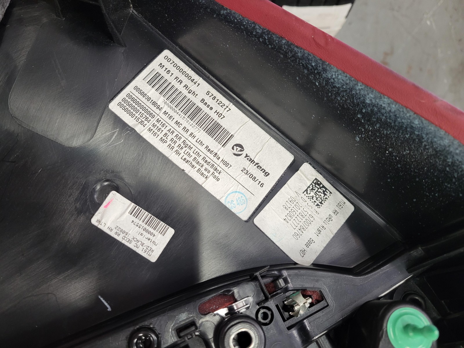 2017-2020 Maserati Levante Right Passenger Rear Door Trim Panel OEM