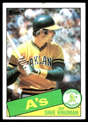 Dave Kingman 1985 Topps #730 Athletics MLB READ FREE SHIPPING AutographDen