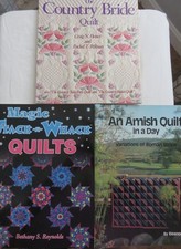 Quilting Books, The Country Bride Quilt, An Amish Quilt in a Day, Magic Stack-n-