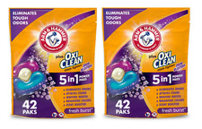 Arm Hammer Oxiclean Odor Blasters 5-in-1 Laundry Detergent Power Paks 42 Ct Arm Hammer Oxiclean Odor Blasters 5-in-1 Laundry Detergent Power Paks 42 Ct