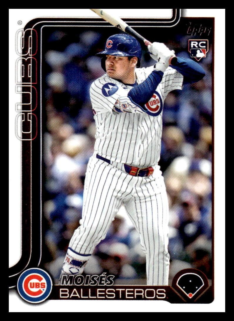 2025 Topps Update US262 Moisés Ballesteros, Chicago Cubs RC