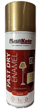 PLASTIKOTE FAST DRY ENAMEL GLOSS FINISH ACRYLIC SPRAY PAINT 400ML INDOOR OUTDOOR