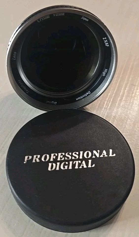 LENTE TELEOBJETIVO CÁMARA DIGITAL ALTA DEFINICIÓN CRISTAL VISION TITANIO 2XAF Foto 2 de 3