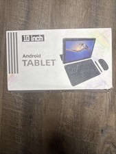 10  Android Tablet w Keyboard Mouse Stylus Bundle Unbranded