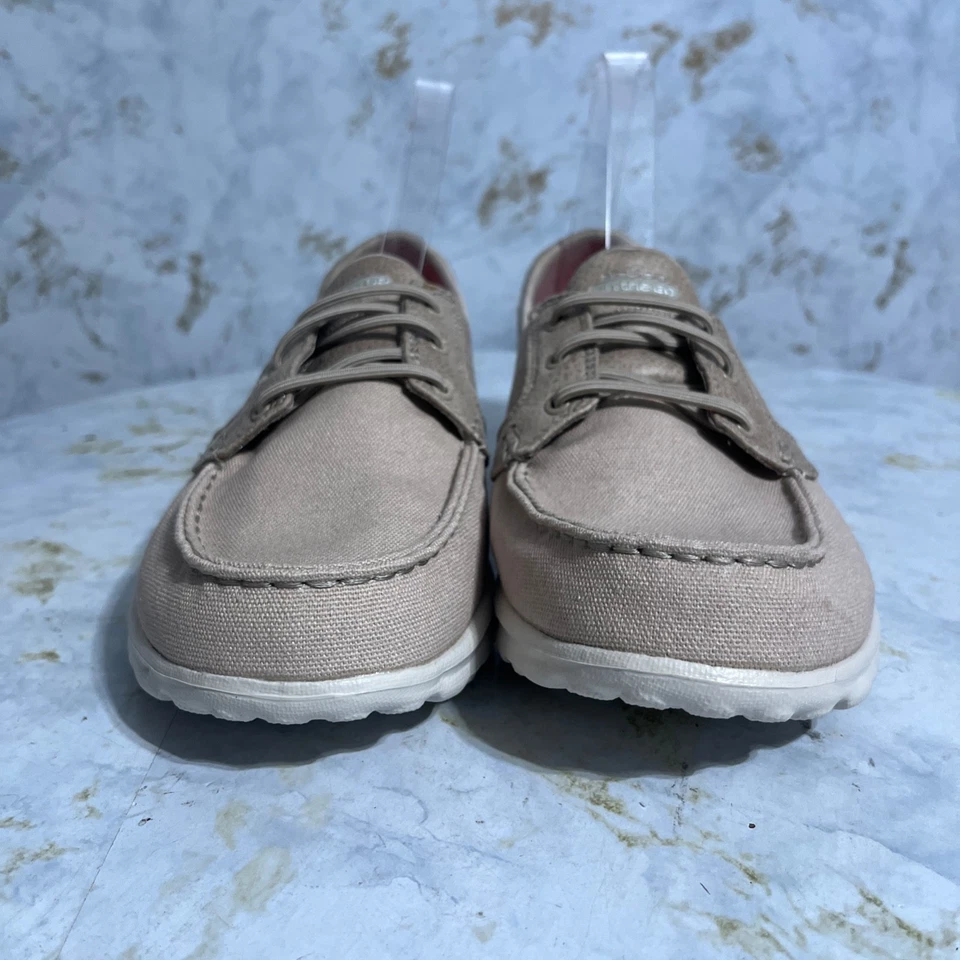 Skechers On The Go Para Mujer Talla 9.5 Zapatos Beige Cómodos Informales Tenis para Caminar Foto 2 de 4