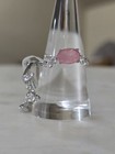 Bomb Party OG Size 8 (2Rings) "Brighten My Day" RBP8627 Rose Quartz on Rhodium — photo 4