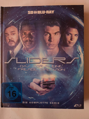 SLIDERS - DAS TOR IN EINE FREMDE DIMENSION - MEDIABOOK - SD ON BLU-RAY; NEU; OVP