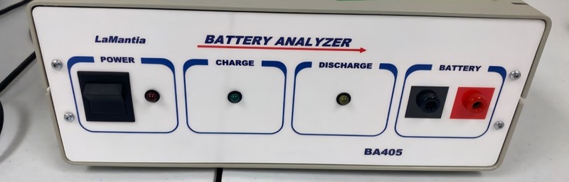 LaMantia BA405 Battery Analyzer Tester Charger Discharger w/ PC & Temp Ports