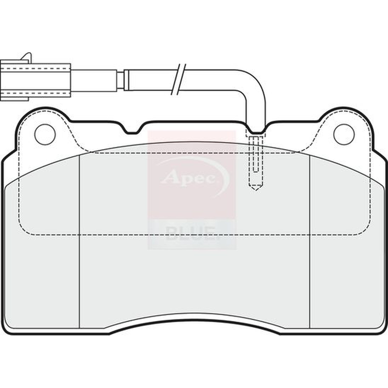 Apec Blue Brake Pads - PD4266 - Fits Front - Exceeds ECE R90 Specifications