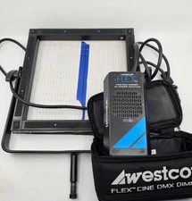 Westcott Flex Cine DMX RGBW 1x1 LED Mat Single Light Kit - Fair Condition; LEDS