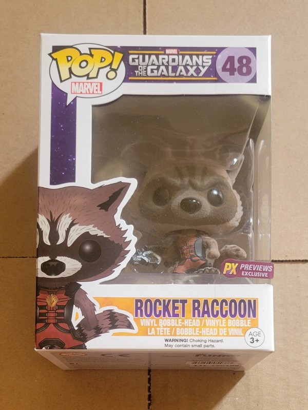 Funko Pop! Marvel: Guardians of the Galaxy Rocket Raccoon #48 Previews Exclusive