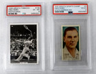 Lot of 2: 1935/36 Godfrey Ardath Tobacco #145 Fred Perry State Express PSA 4 & 6
