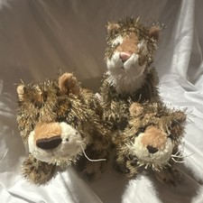 Ganz Webkinz Plush Stuffed Animal Lot Leopard and Tiger Ages 3-7 Years 3-4 4-7