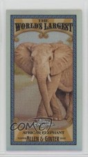 2021 Topps Allen & Ginter Chrome Mini World's Largest African Elephant 4z8