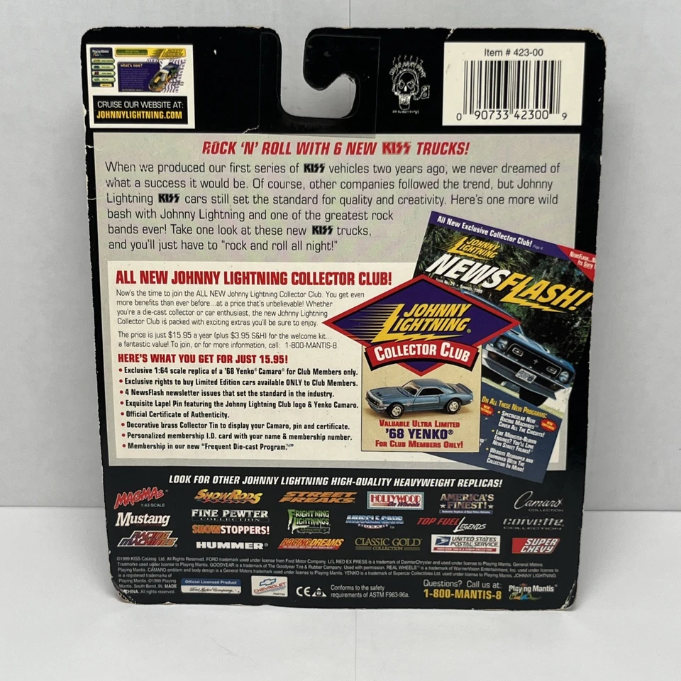 Camión Ford Johnny Lightning KISS 1929 personalizado fundido a presión #423-00 nuevo sellado Foto 2 de 4