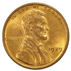 1929 1C RD Lincoln Cent- Choice UNC - SMH 1723