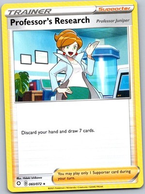Professor's Research (Professor Juniper) Rare Prize Pack Series Cards 060/072 NM