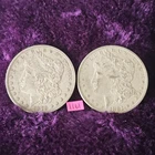 LOT of 2 🇺🇲🔥XF-AU 👀🔥1879-O & 1881-O Morgan Silver Dollars FAST SHIPPING 161