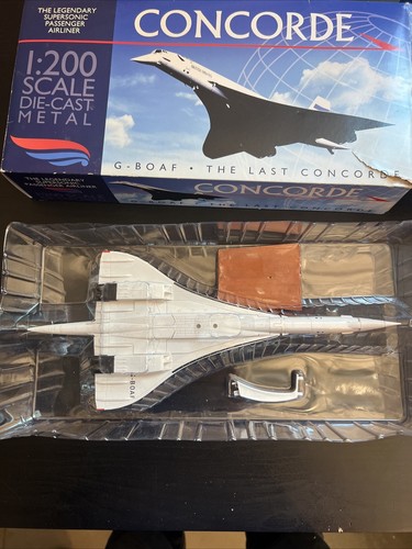 Concorde escala 1:200 metal G-BOAF The Last Concorde como nuevo - Imagen 2 de 3