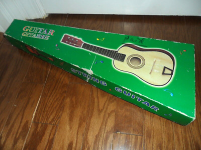 STRING WOOD GUITAR- CHILDREN 23 INCH BLACK ACOUSTIC GUITAR - UC 202B