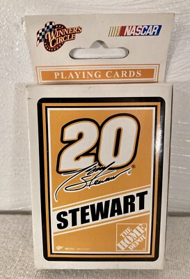 NEW 2002 -TONY STEWART #20*- DECK OF WINNERS CIRCLE  PLAYING CARDS CIB