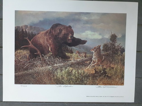 TOM BEECHAM Raro " IL DIFENSORE" S/N 10/450 1979 26" x 20" - Foto 2 di 9