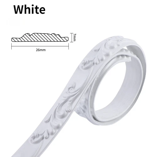 Frame Mold Wall Border Skirting Waist Line 3D Ceiling Edge Self-adhesive - Picture 13 of 20