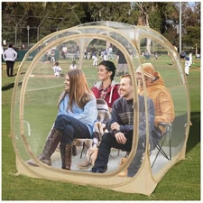 Clear Outdoor Bubble Tent - Instant Setup for Camping, Fishing & Sporting Events