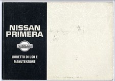 Libretto uso manutenzione Nissan Primera