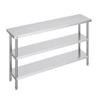 Vevor Stainless Steel Food Prep Table Commercial Kitchen 14*24/18*48/14*60 in