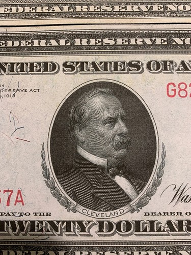 Reproduction 1914 Federal Reserve Note Red Seal Set $5 -$100 Read Description!! - 第 6/13 張圖片