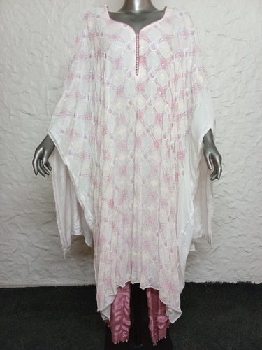 Pure Georgette Grace: Ivory Kurti and Pant Set For Women. - Picture 14 of 20
