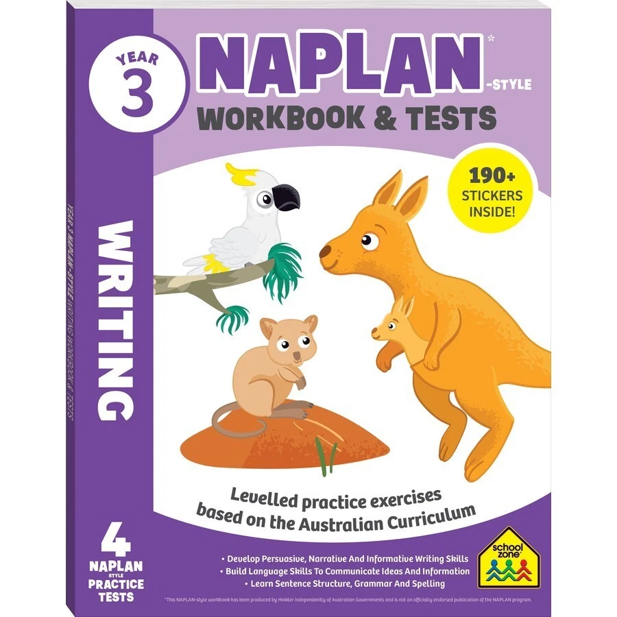 Year 3 NAPLAN-Style WRITING Workbook & Tests By Hinkler NEW - Image 4 of 4