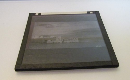 Glass Magic Lantern Slide CASTLE ISLAND OF BOURTZI IN NAFPLIO C1910 GREECE - Picture 2 of 2