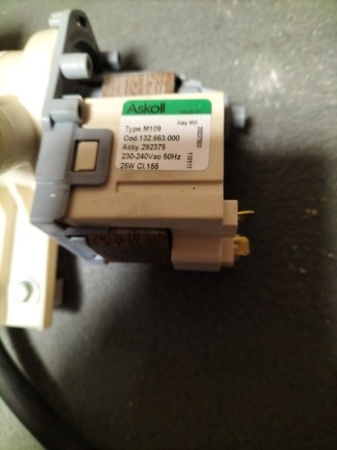 Ersatzteil Waschtrockner AEG Lavamat Turbo 16850A - Pumpe 25Watt Askoll M109 - Bild 5 von 5