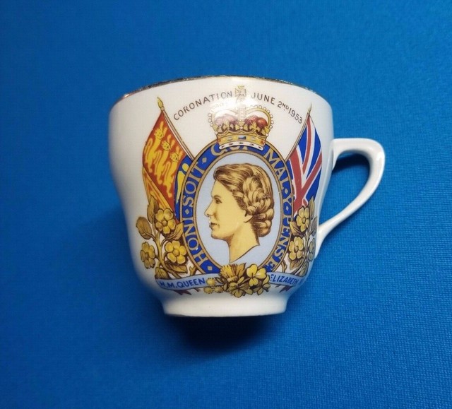 H.M. Queen Elizabeth II Coronation June 2nd 1953 Teacup eBay